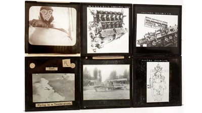 Lot 10 - A collection of early 20th Century Magic Lantern slides detailing the Balkan War