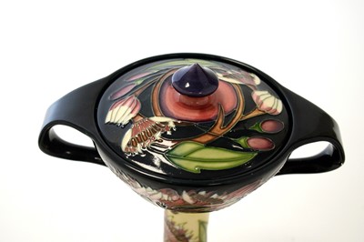 Lot 156 - Emma Bossons Moorcroft vase and cover