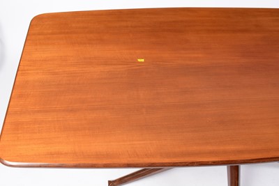 Lot 8 - A vintage mid 20th Century circa 1960's walnut dining table