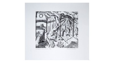 Lot 215 - Edward Bawden - Liverpool Street Station | limited edition engraving