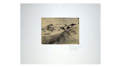 Lot 203 - Jules Chadel - French Landscape | Indian ink on Japan paper
