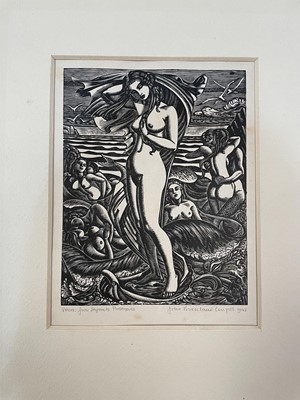 Lot 219 - John Buckland-Wright - Cafe Dansaut, Baigneuses Balinaise, and Venus | wood engravings