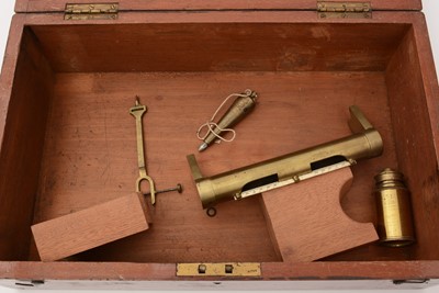 Lot 191 - A brass surveying instrument / theodolite by Thomas Jones of Charing Cross