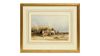 Lot 964 - Thomas Miles Richardson Jr - Cowhill Fair, Newcastle | watercolour