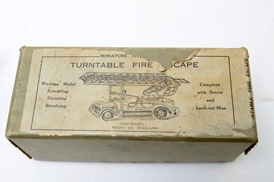 Lot 262 - A Taylor and Barratt Diecast Model Turntable Fire Escape