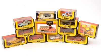 Lot 303 - A collection of Corgi diecast cars, circa 1980's