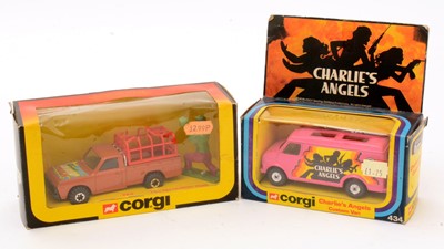 Lot 304 - Corgi Toys The Incredible Hulk; and Charlie's Angels Custom Van