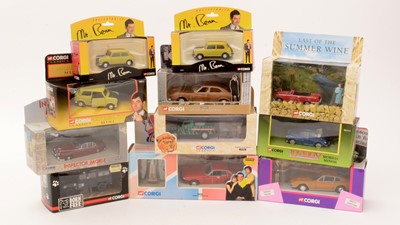 Lot 312 - A selection of Corgi Toys diecast model vehicles for television shows