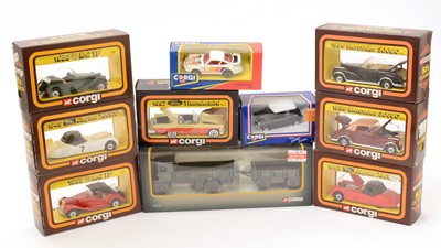 Lot 314 - Corgi diecast model vehicles including: 1950's classics, Vintage Glory of Steam and others