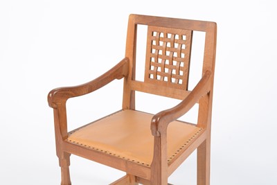 Lot 29 - Robert 'Mouseman' Thompson of Kilburn: an oak carver chair