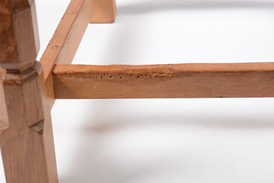 Lot 1350 - Robert 'Mouseman' Thompson of Kilburn: an oak carver chair