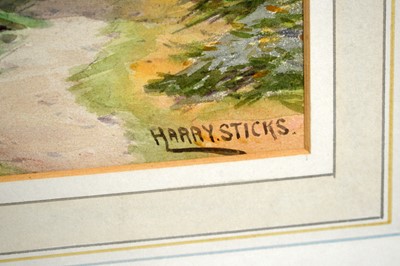 Lot 756 - Harry James Sticks - The Mite, Northumberland | watercolour