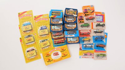 Lot 406 - Matchbox: a selection of late 20th Century diecast model vehicles