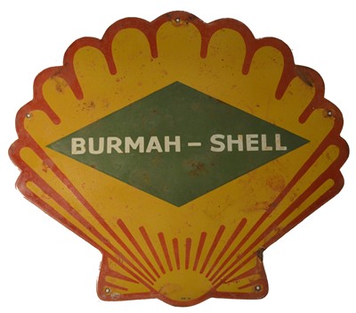 Lot 125 - ﻿An enamel advertising sign, ﻿Burmah-Shell