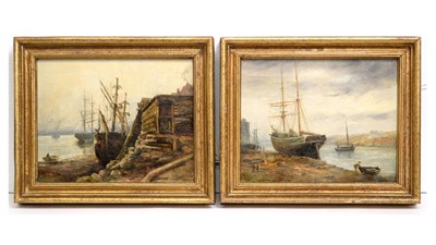 Lot 1139 - George Washington Brownlow - A pair of marine views | oil