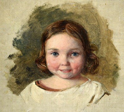 Lot 322 - George Washington Brownlow - The Artist's Daughter | oil