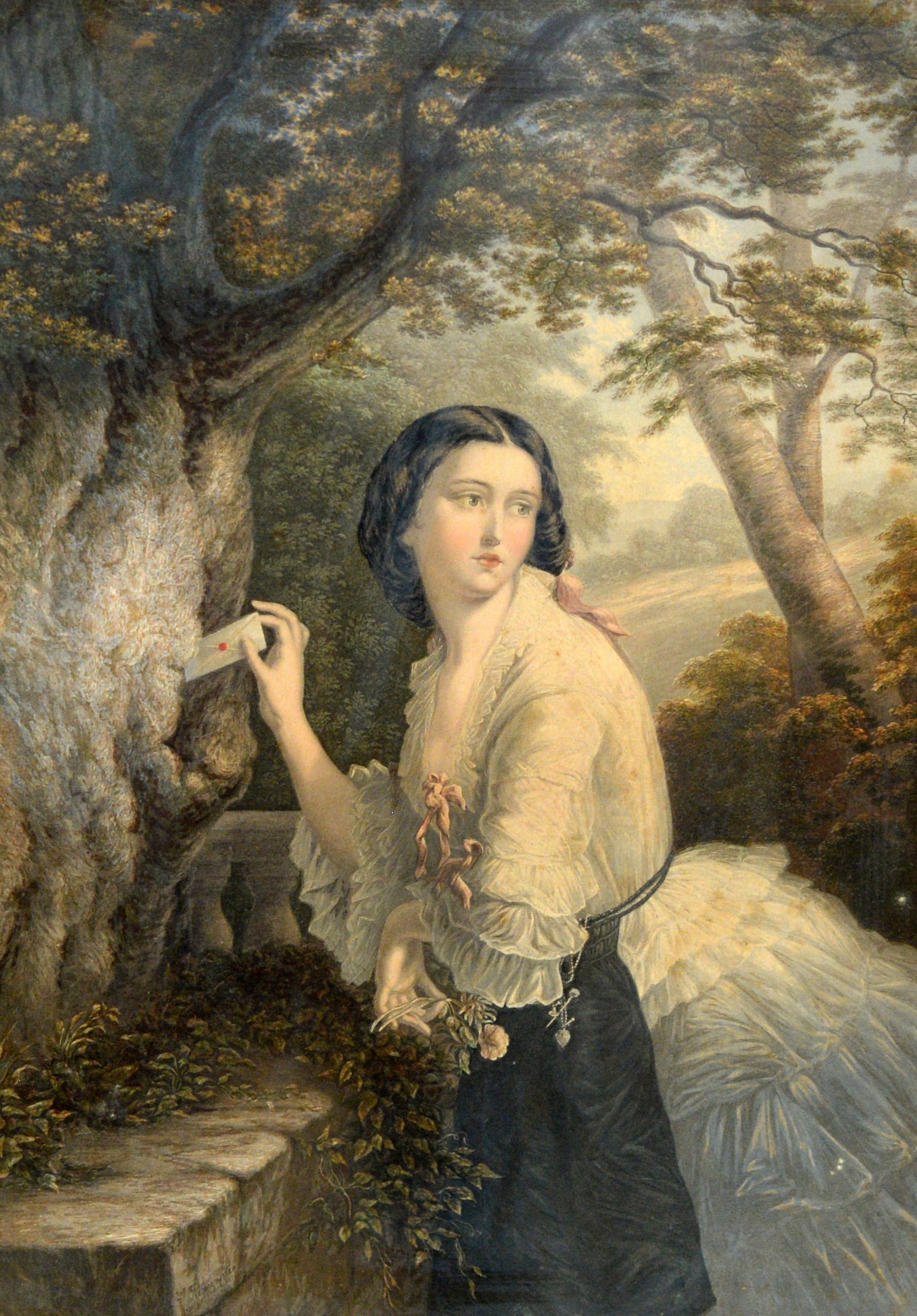 George Baxter Lot 701 - George Baxter - The Love Letter, and The