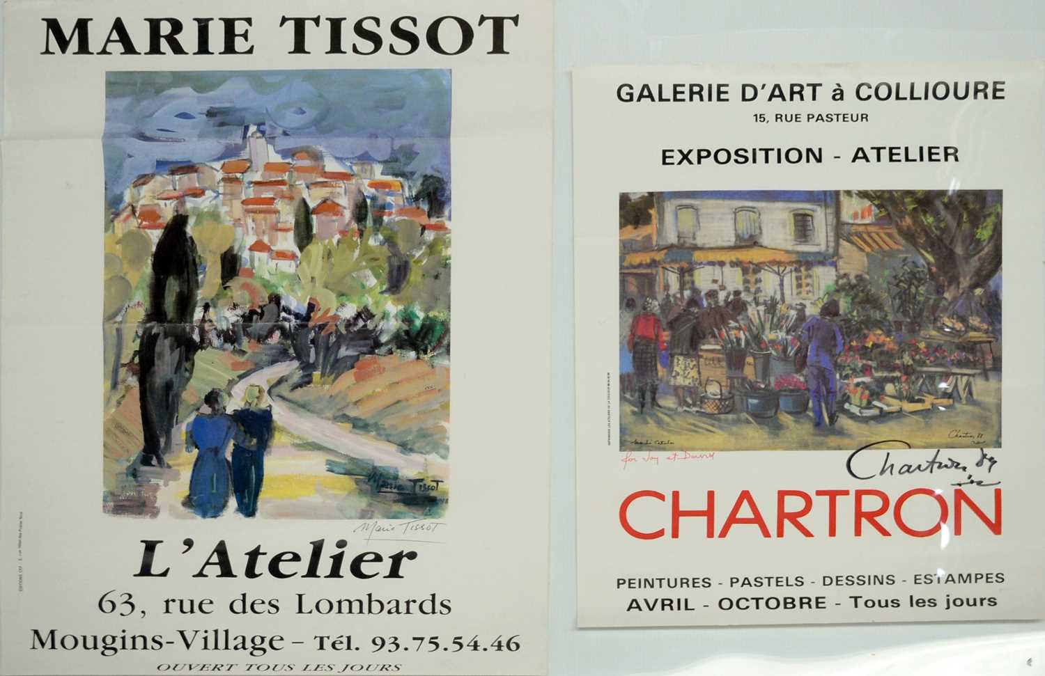 Lot 713 - After Marie Tissot, et al - An autographed exhibition poster | signed lithograph
