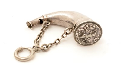 Lot 378 - A small Victorian silver vinaigrette