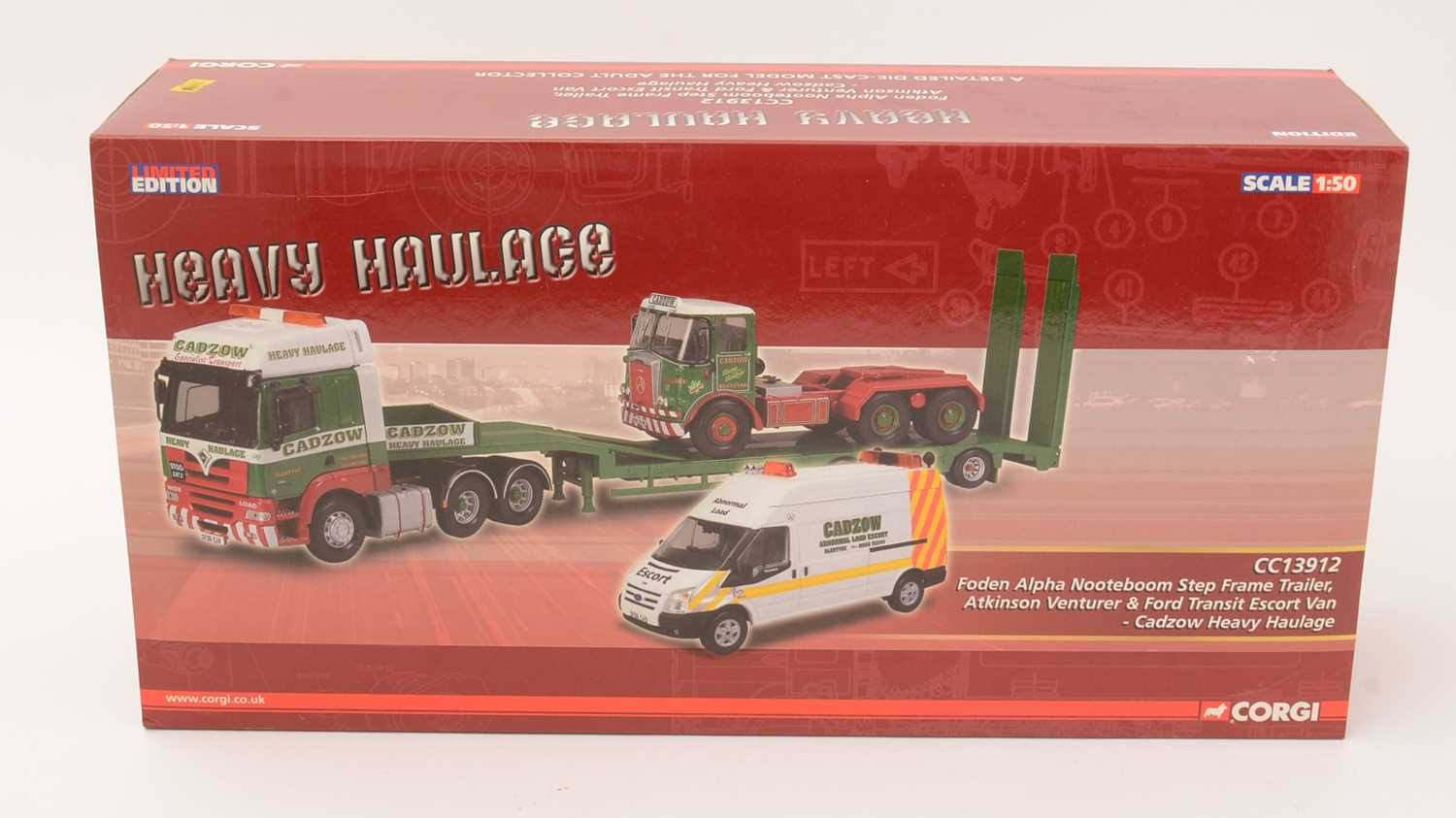 Lot 345 - A Corgi Limited Edition Heavy Haulage Foden Alpha Nooteboom Stepframe Trailer