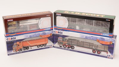 Lot 351 - Four Corgi Limited Edition 1:50 scale Hauliers of Renown Commercial Trucks