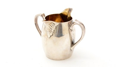 Lot 51 - A Victorian silver double-lipped cream jug