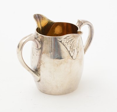 Lot 51 - A Victorian silver double-lipped cream jug