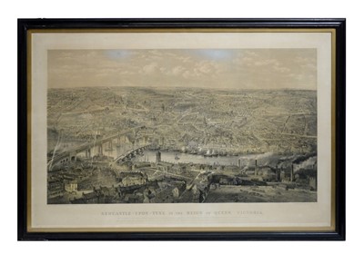 Lot 712 - After John Storey - Newcastle-Upon-Tyne in the Reign of Queen Elizabeth and Victoria | lithographs