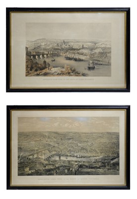 Lot 712 - After John Storey - Newcastle-Upon-Tyne in the Reign of Queen Elizabeth and Victoria | lithographs