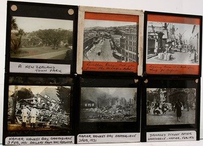 Lot 18 - A set of early 20th Century Magic Lantern slides of a tour of New Zealand by the Rev H E Jones
