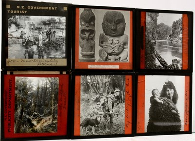 Lot 18 - A set of early 20th Century Magic Lantern slides of a tour of New Zealand by the Rev H E Jones