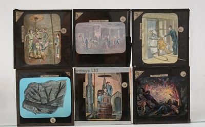 Lot 21 - Collection of early 20th Century Magic Lantern slides related to mining