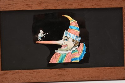 Lot 24 - A collection of early 20th Century Magic Lantern slides of microscope slides