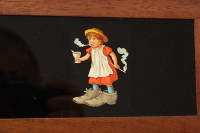 Lot 26 - A collection of early 20th Century handpainted mahogany framed lantern slides