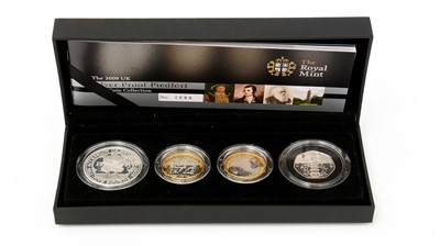 Lot 469 - The Royal Mint United Kingdom 2009 Piedfort Collection four-coin set