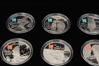 Lot 572 - The Royal Mint United Kingdom A Celebration of Britain Silver Proof Collection