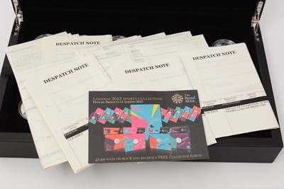 Lot 572 - The Royal Mint United Kingdom A Celebration of Britain Silver Proof Collection