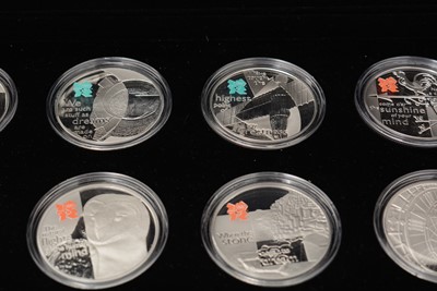 Lot 572 - The Royal Mint United Kingdom A Celebration of Britain Silver Proof Collection