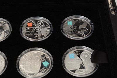Lot 572 - The Royal Mint United Kingdom A Celebration of Britain Silver Proof Collection