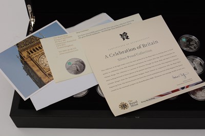 Lot 572 - The Royal Mint United Kingdom A Celebration of Britain Silver Proof Collection