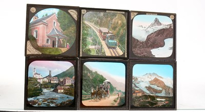 Lot 31 - A collection of early 20th Century Magic Lantern slides of a tour through Switzerland