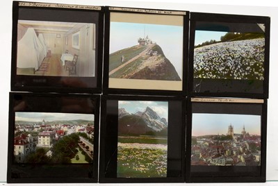 Lot 31 - A collection of early 20th Century Magic Lantern slides of a tour through Switzerland