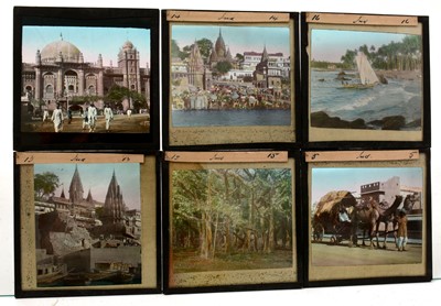 Lot 33 - A collection of early 20th Century Magic Lantern slides