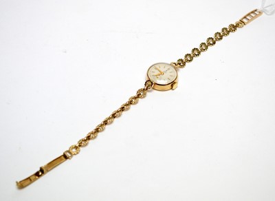 Lot 156 - A 9ct yellow gold Tudor Royal ladies cocktail watch