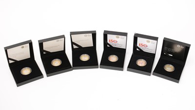 Lot 599 - The Royal Mint United Kingdom £2 Silver Proof coins