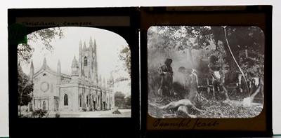 Lot 54 - A collection of early 20th Century Magic Lantern slides from around the world