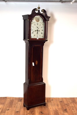 Lot 18 - A 19th Century Scottish longcase/grandfather clock