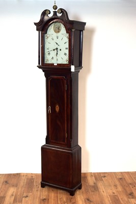 Lot 18 - A 19th Century Scottish longcase/grandfather clock