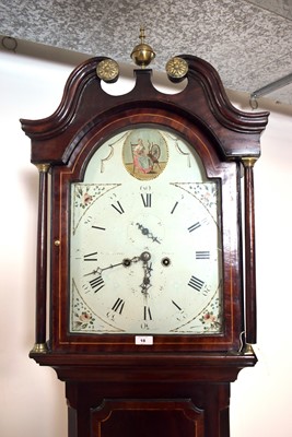 Lot 18 - A 19th Century Scottish longcase/grandfather clock