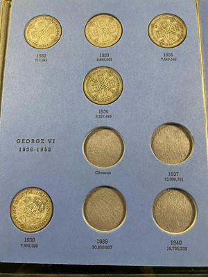 Lot 415 - A collection of mostly first half 20th Century British coinage